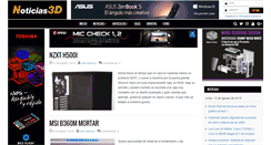 Desktop Screenshot of noticias3d.com